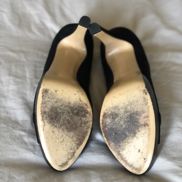 Gucci Suede Horsebit Pumps - Picture 7 of 9